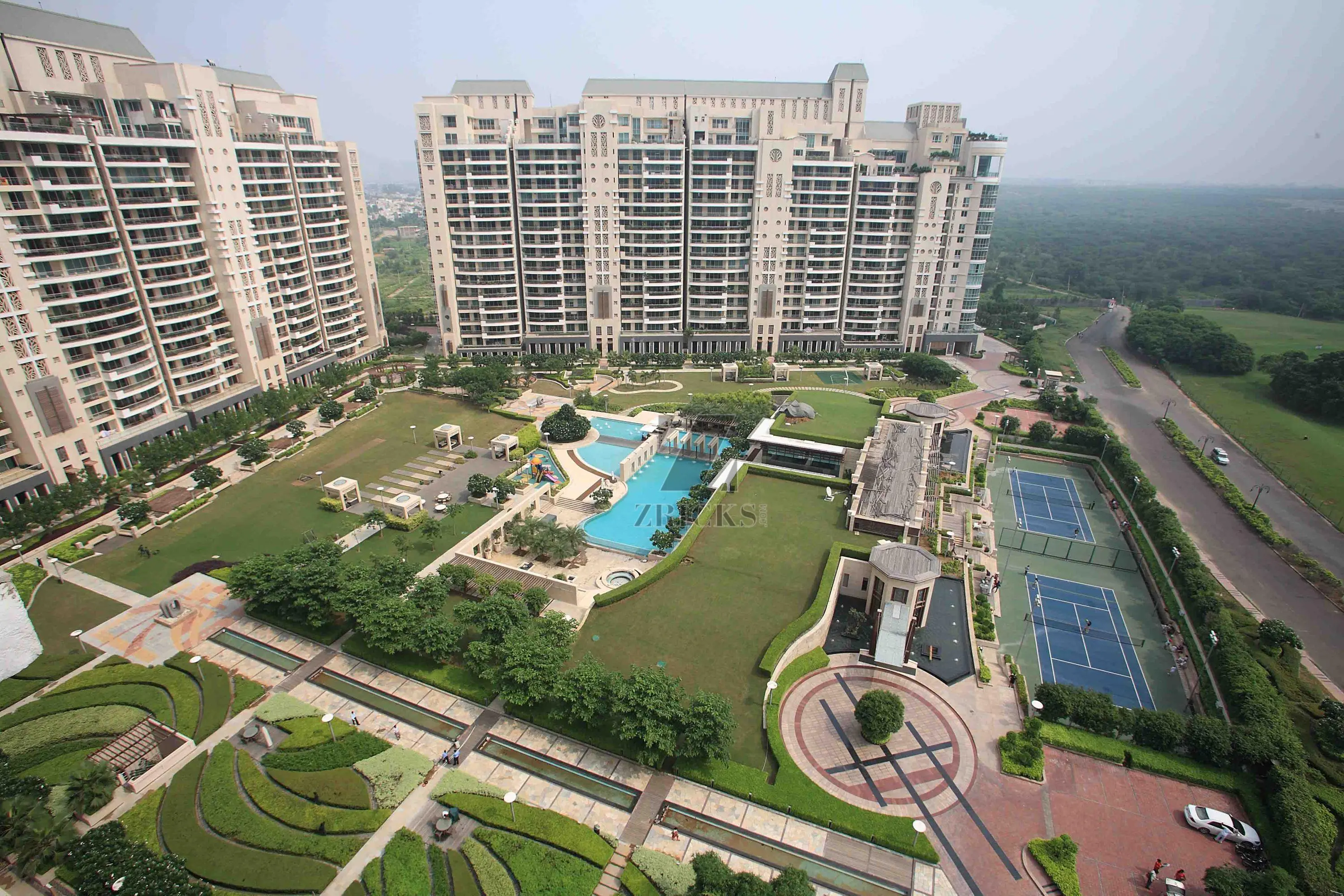 Landscaped terrace and lifestyle amenities
